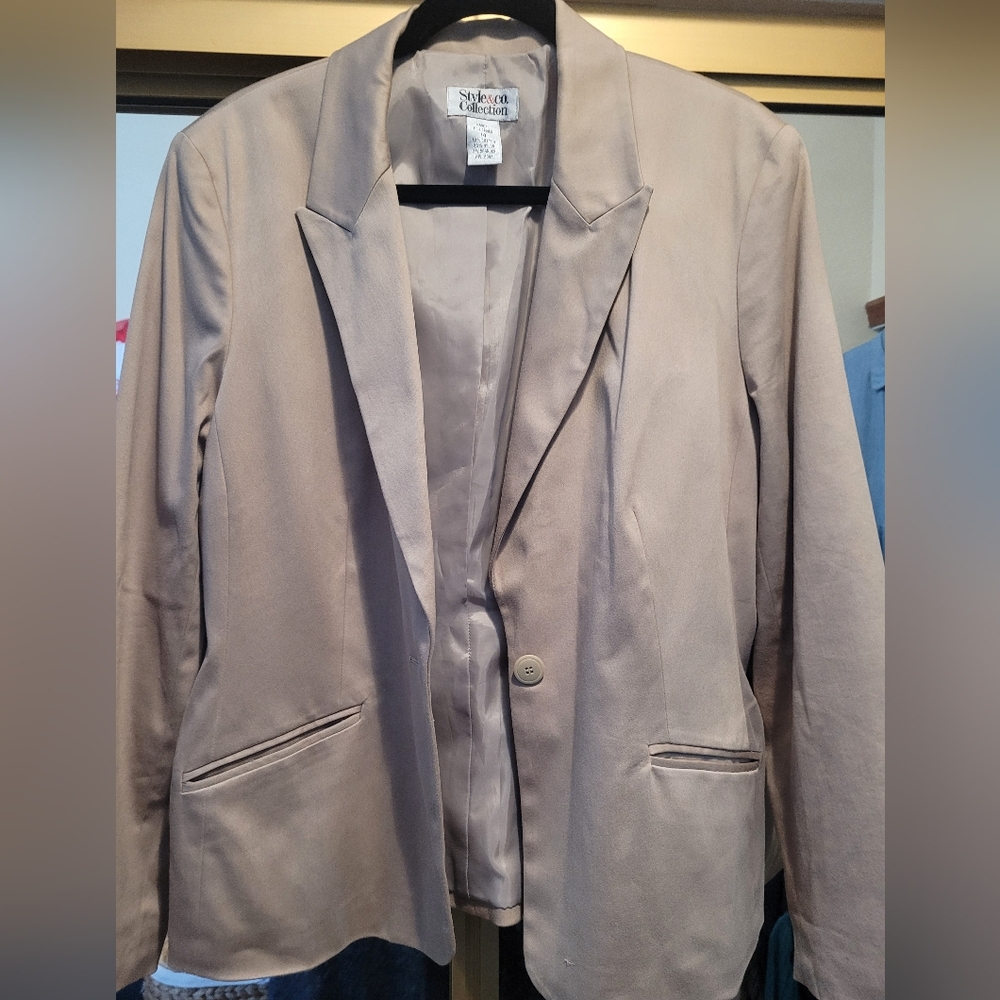 Tan Blazer Jacket
